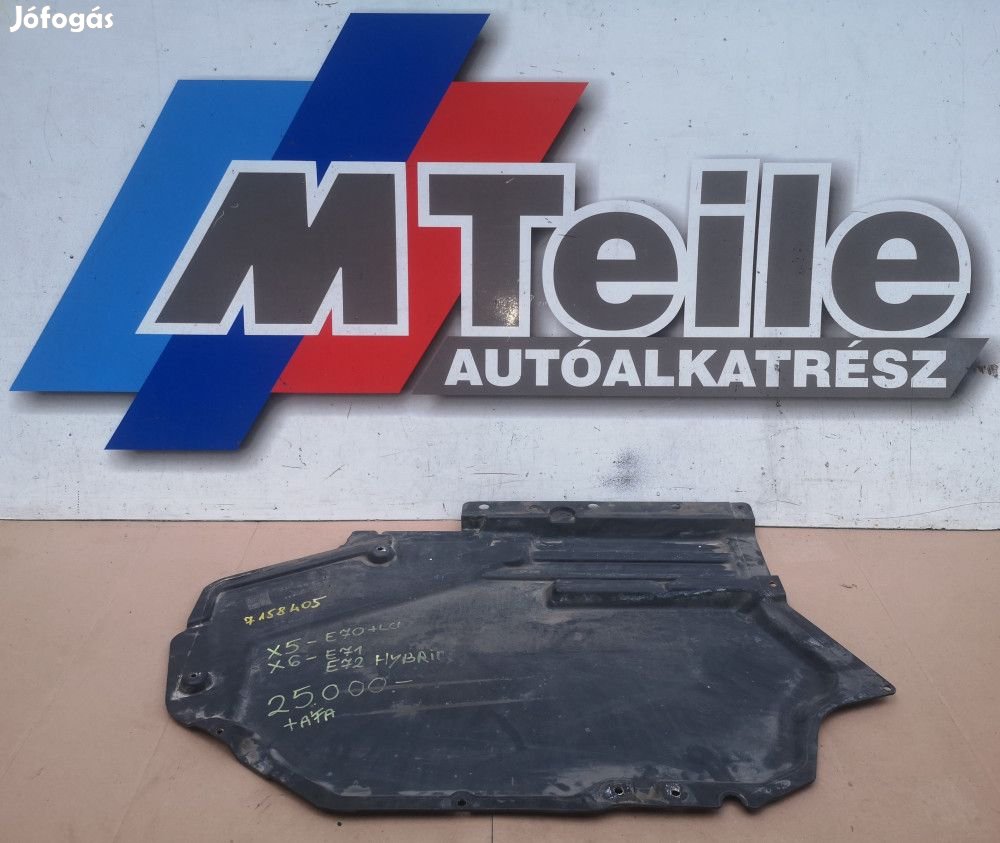 ÁR/DB! [GYÁRI BONTOTT] BMW - ALSÓ MOTORBURKOLAT - BAL OLDALI - X5 / E